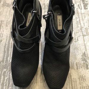Sexy black snakeskin women bootie. New brand without tag.